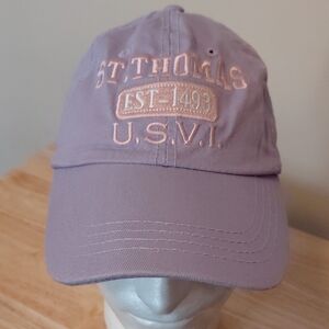 St. Thomas U.S.V.I. Embroidered Baseball Cap - Lavender